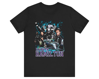 Camiseta gráfica personalizada Lewis Hamilton