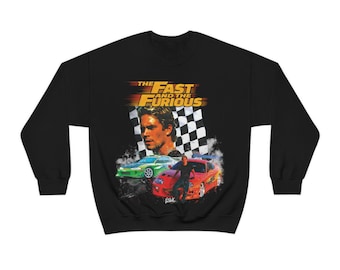Custom Paul Walker Fast and Furious Tribute Graphic Sweater