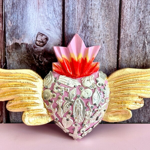 Mexican Heart With Wings - Etsy