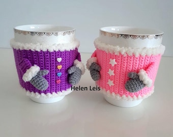 Crochet Christmas Mug Cozy Jumper Pattern (PDF Pattern)