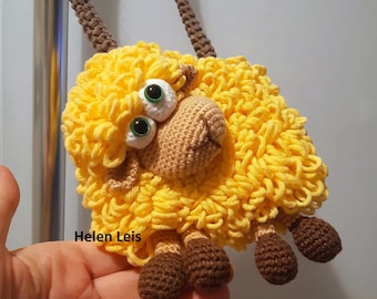 sheep bag crochet pattern handbag amigurumi toy
