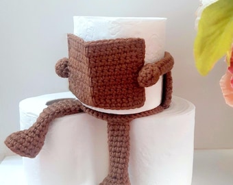 Crochet Toilet Paper Holder Pattern, Amigurumi Toilet Paper Stand (PDF Pattern)
