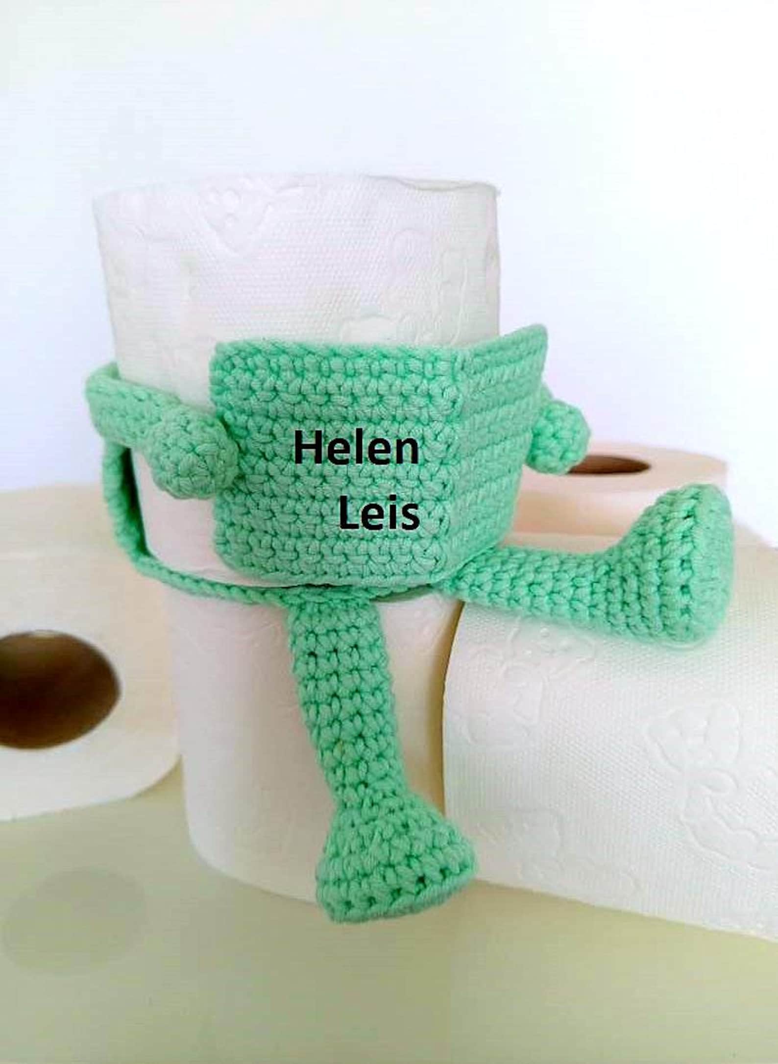 Toilet Paper Holder Crochet Pattern in Eng. Toilet Paper Stand ...