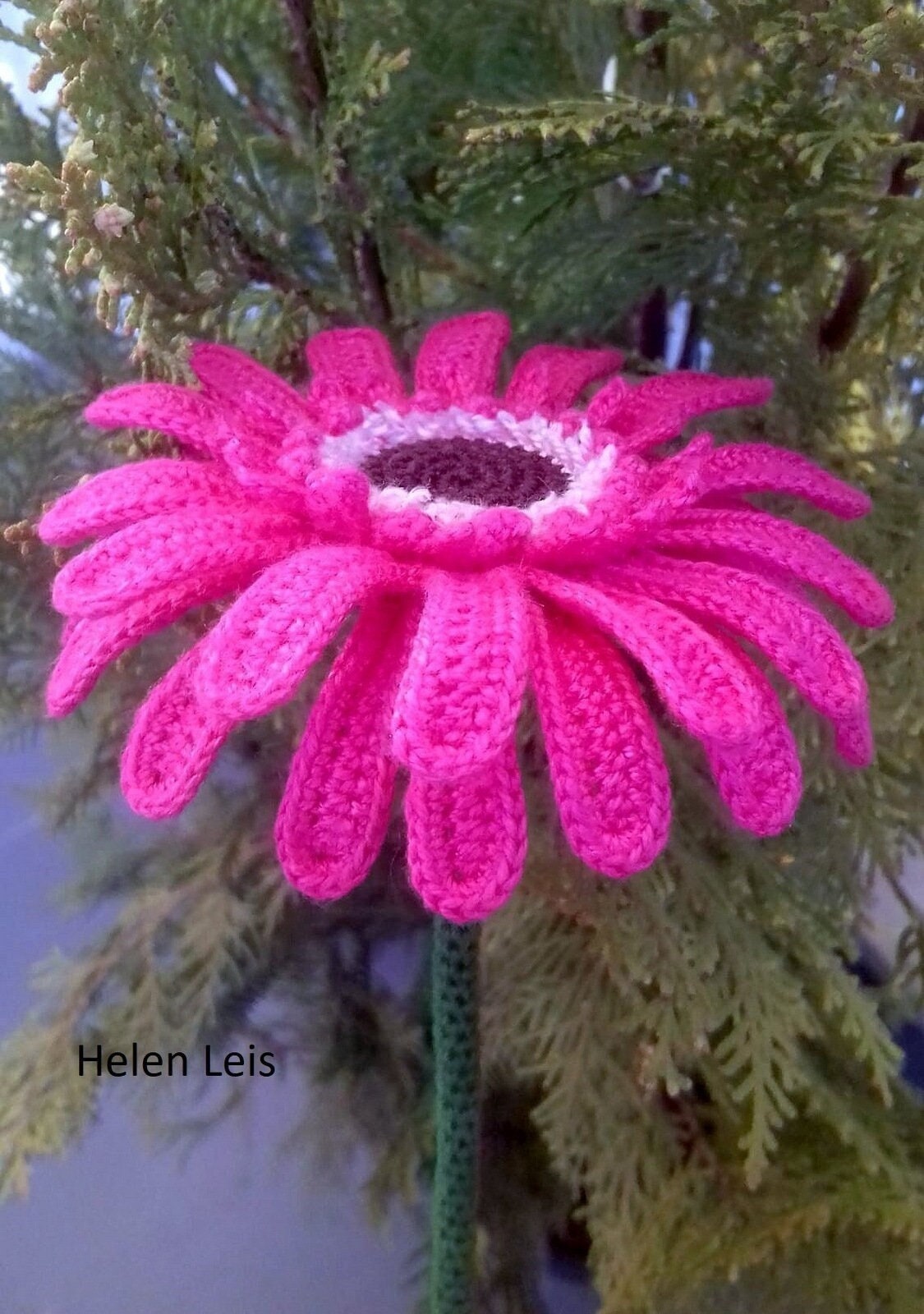 Digital Crochet Pattern Gerbera Flower, Amigurumi, Chamomile