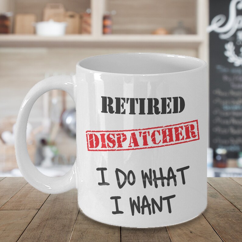 911 Dispatcher Retirement Gift Retired Dispatcher Coffee Mug Etsy