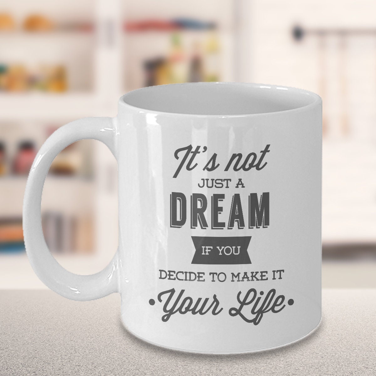 Motivational Coffee Mugs Positive Mindset Motivate Him - Etsy