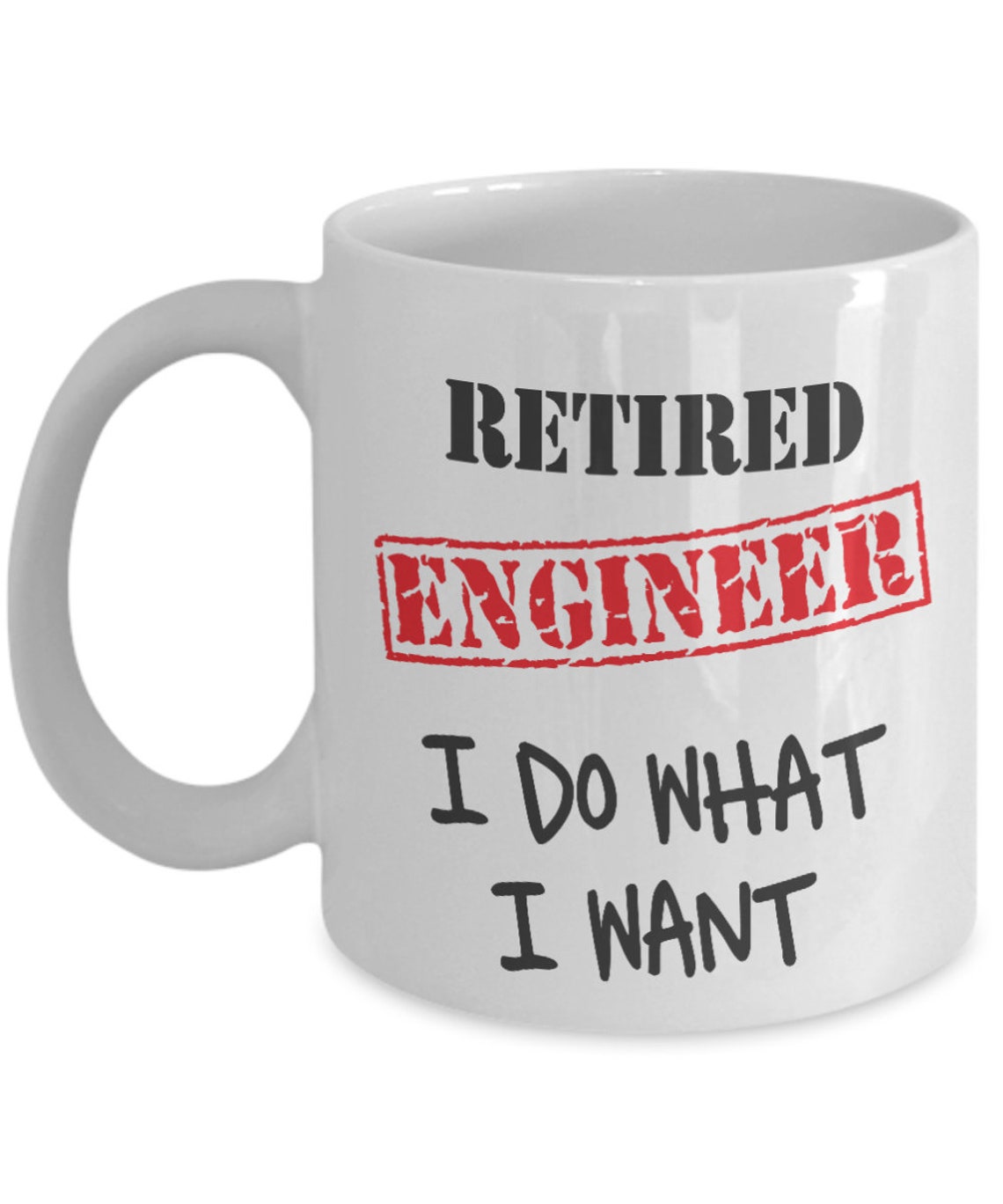 Engineer Retirement Gifts Retired Engineer Coffee Mug Funny Etsy