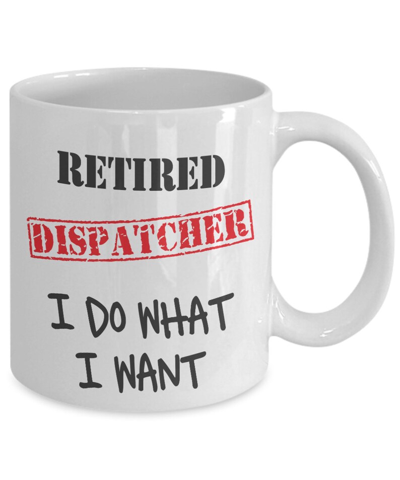 911 Dispatcher Retirement Gift Retired Dispatcher Coffee Mug Etsy