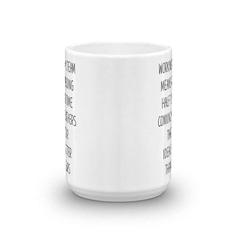 Funny Coffee Mug Gift Idea for Teammate and Coworkers Humour Etsy