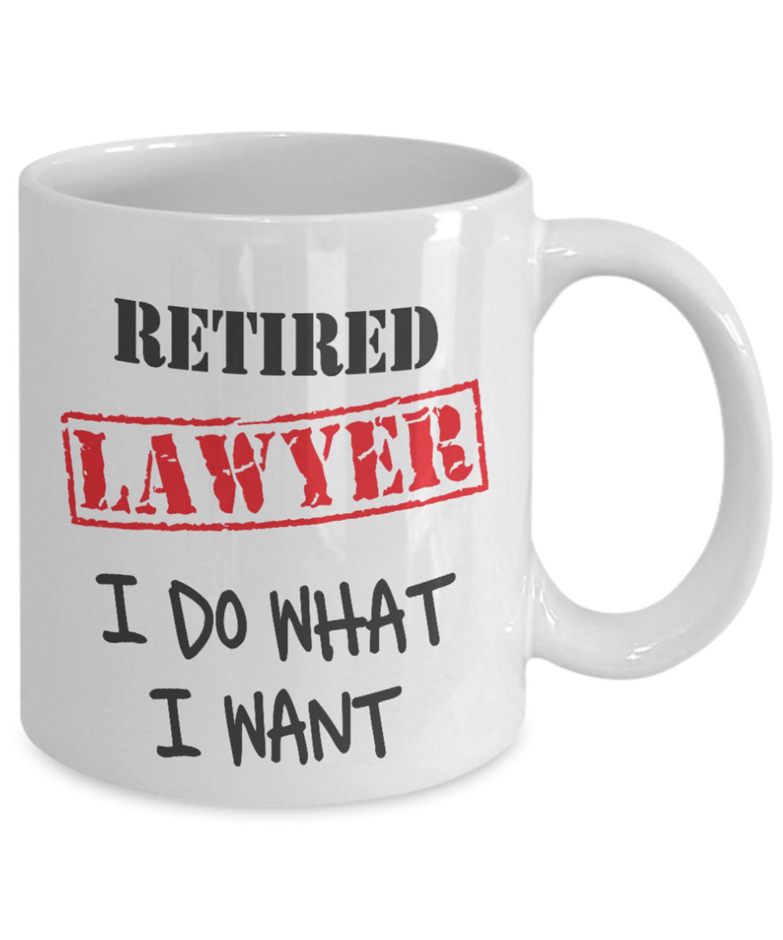 Retirement Gift for Lawyer Retired Attorney Coffee Mug Newly Etsy