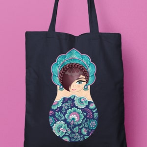 Stofftasche Matroschka Katharina
