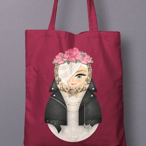 Stofftasche Matroschka Rosa