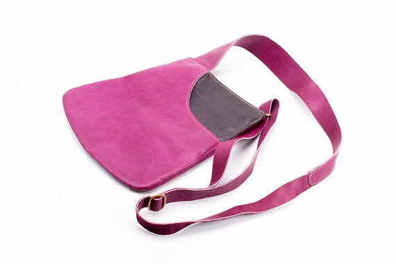 purple side bag