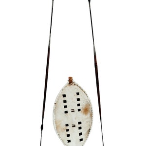 Zulu Warrior Bundle (Shield & Spears) White Shield