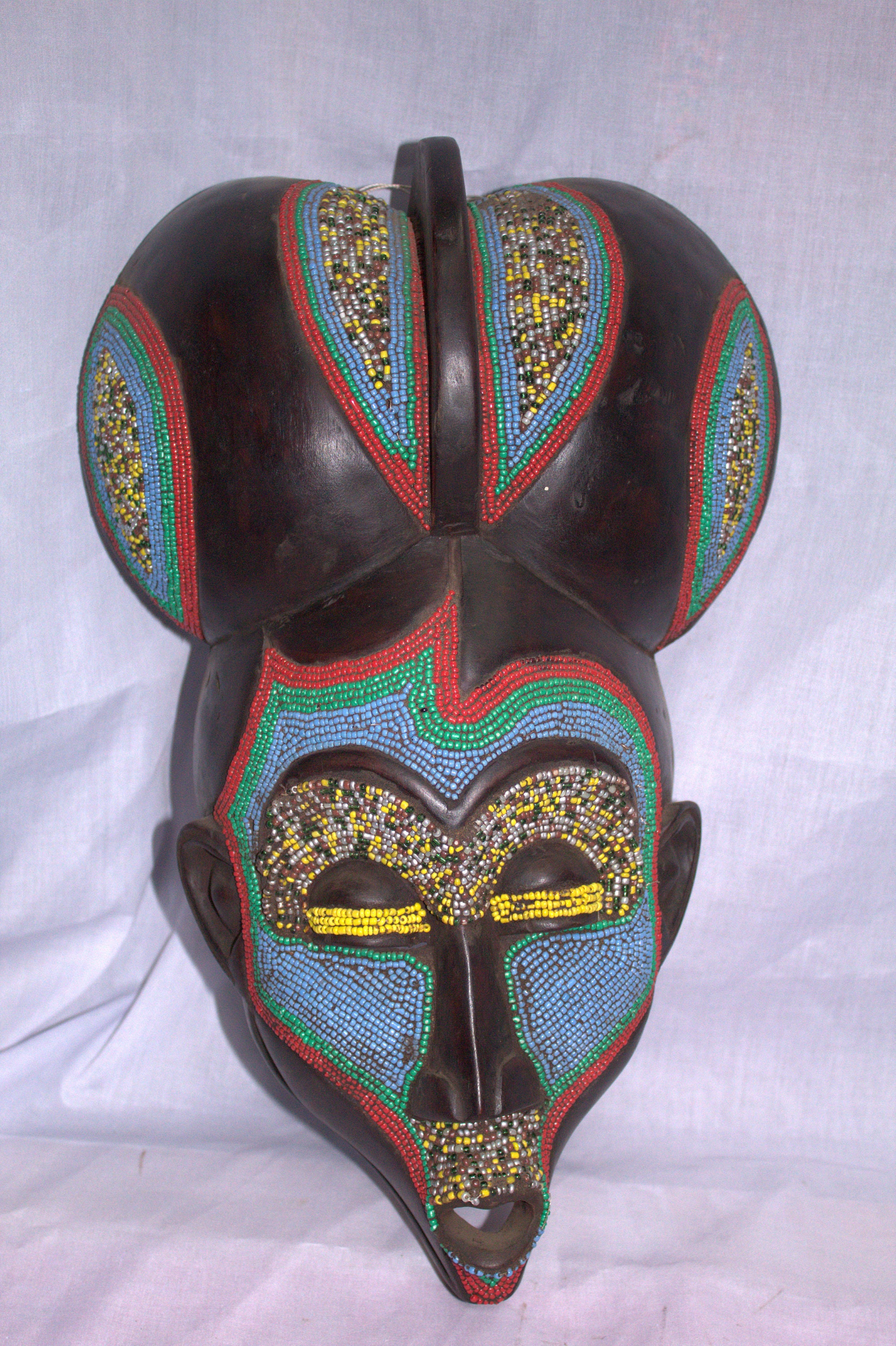 African Tribal Mask Artifact Display Stand, Holder, TA-127B (Mask Not Included)