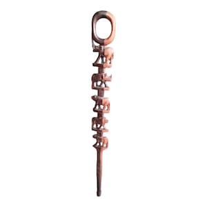 On Sale Strength & Wisdom on Every Step: Big Five African Royalty Walking Cane - Hand Carved Wood Stick hiking stick Status Pointing Stick