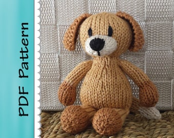 Cute Knitted Dog PDF Pattern Only