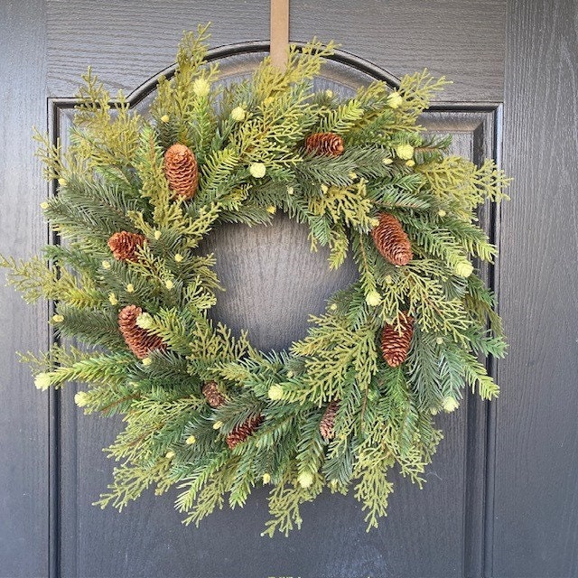 Cedar Wreath, Cedar Christmas Wreath, Evergreen Wreath, Wreath