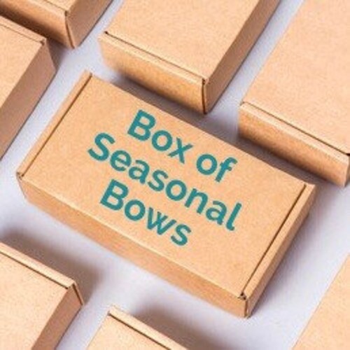 Seasonal Bow Box, Box of Bows, Wreath Bows, shops Subscription, Seasonal Decor, Fall Bow, Spring Bow, Swag Bow, Holiday Bow, Lantern Bow, Bows