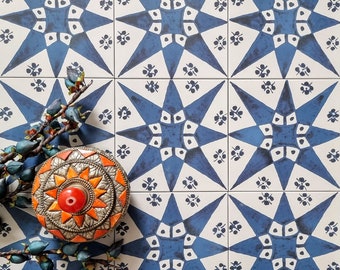 Melody Jane Puppenhaus Tapeten-Set, Terrakotta Design, 3 Blätter Im Maßstab 1:12