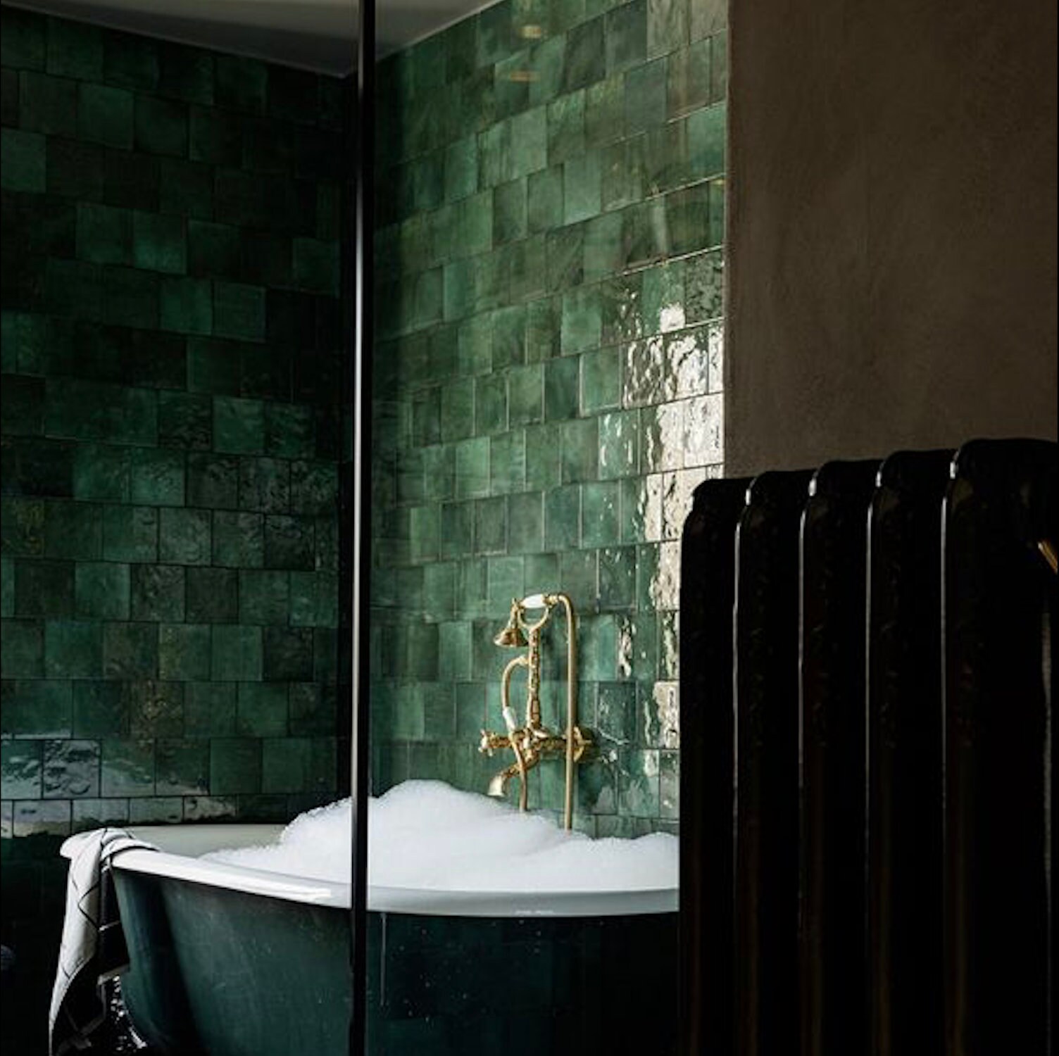 Zellige Square Royal Green Moroccan Wall Tiles 13.2 X 13.2cm Etsy UK