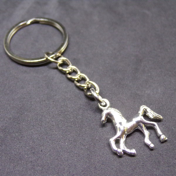 Horse Pony Keyring Keychain Pendant Bag Charm Zip Pull S1 UK