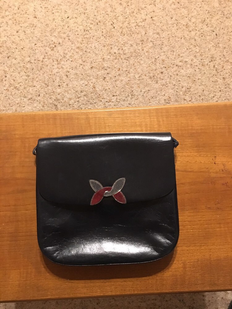 Bruno magli shoulder or crossbody navy bag