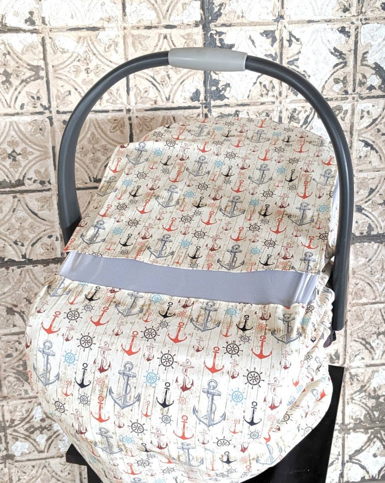Baby Wearing Baby Wearing Cover Baby Shower Gift Anchors Cover for Baby Baby Car Seat Cover Baby Cover