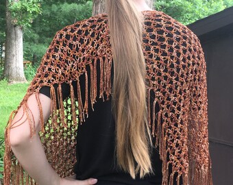 Fun flirty lightweight poncho.