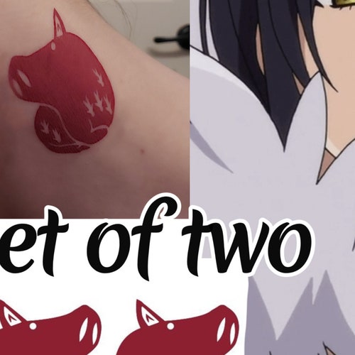 Set Of 2 Tattoos Merlin Seven Deadly Sins Etsy