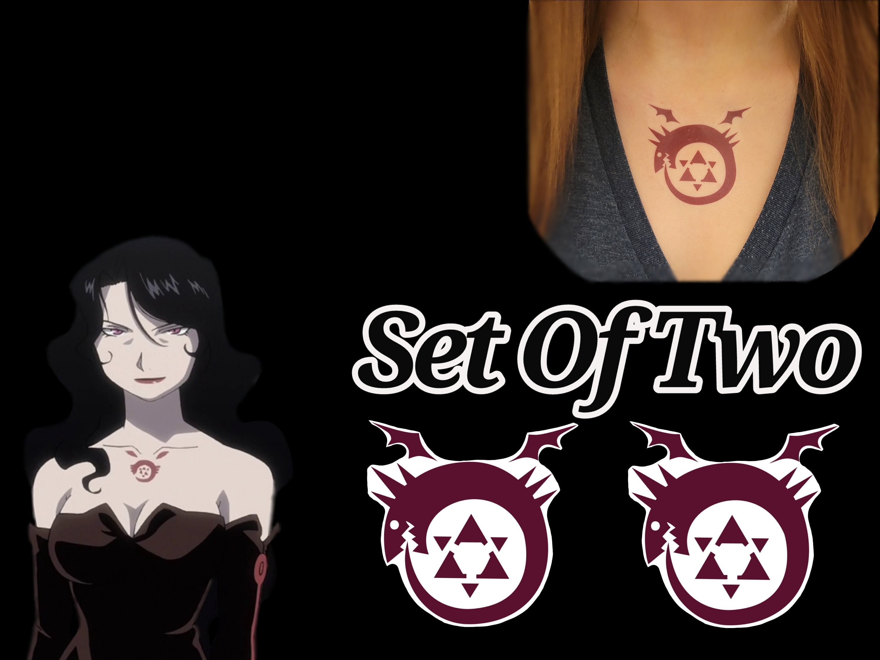 FM-Anime – Fire Emblem: Path of Radiance Soren Cosplay Tattoo Stickers