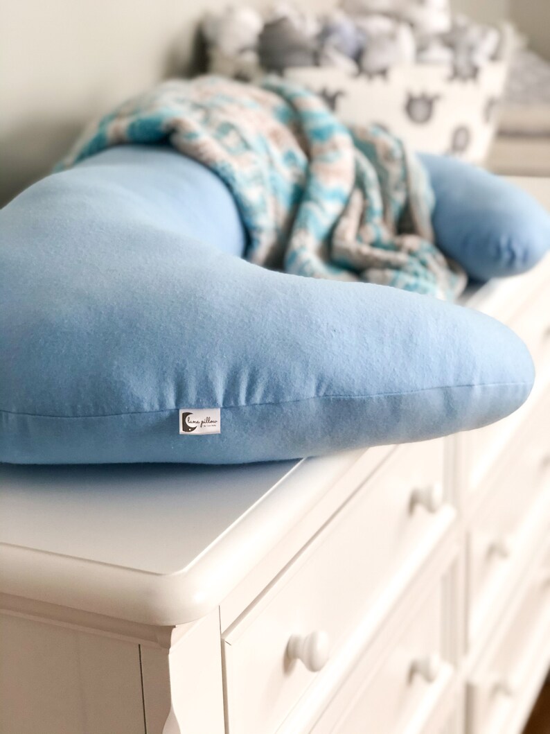 Blue Nursing Pillow Washable FREE Shipping across Canada Etsy