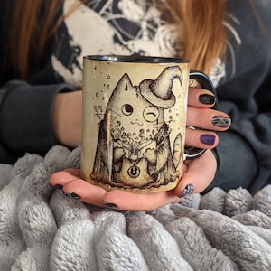 Wizard Barbarian Monk Ranger RPG Role Playing Game Fat Cats Mug Cup best for morning coffee perfect idea for a gift for all cat lovers
