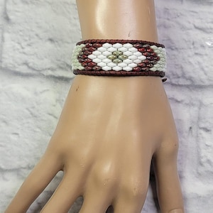 Seed Bead Leather Wrap Bracelet For Women Leather Beaded Wrap Bracelet For Men Southwestern Style Jewelry Bohemian Bracelets