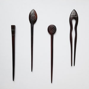 Hairpin Hair Stick Wood Stainless Steel Decoration Hair Accessories 1 Piece