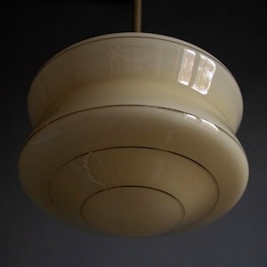 Vintage Pendant Light from the 50s / Late  Art Deco Pendant Light /