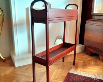 Secesión de Viena / Soporte de plantas de flores Art Nouveau de Thonet / Austria / 1915 / Viena Werkstatte / Soporte de plantas de madera doblada / Antiguo