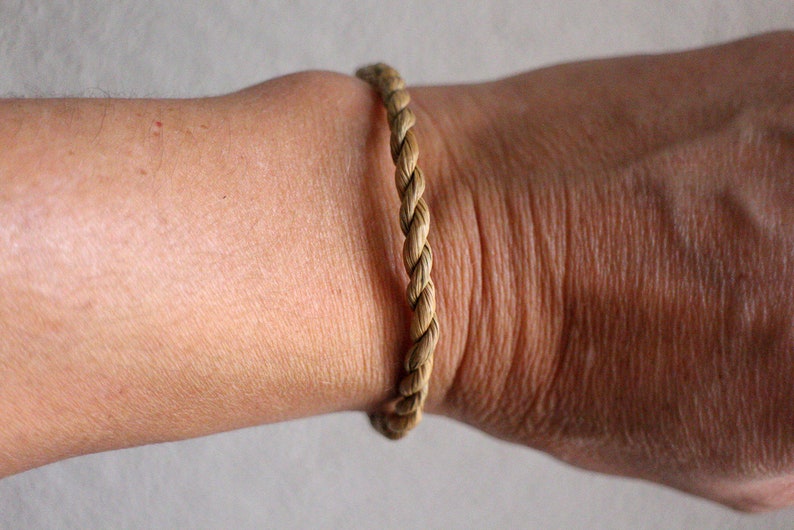 Bracelet primitif cordé en massette grand choix de taille image 3