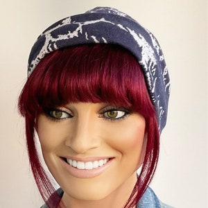 Raspberry human hair fringe bangs/ fringe wig/ hair halo/ hat wig