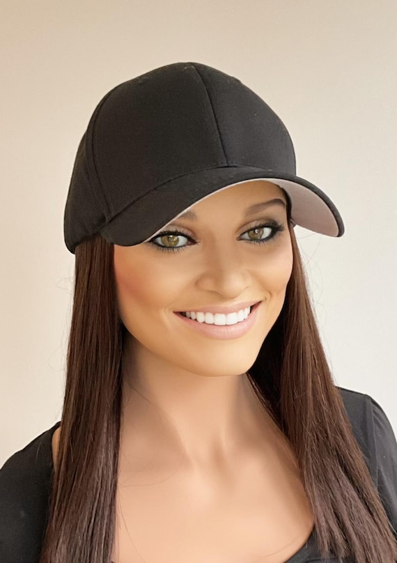 Flex Fit Interlocking Baseball Cap/ Hair System Hat/ Hair  display picture 1
