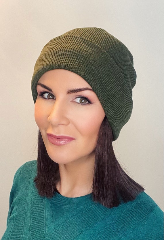 Long Hair Wearing A Beanie With Short Hair Summer Hats For Women