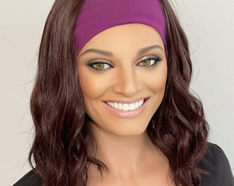 Perruque Femme Stirnband Avec Cheveux Longs Cuivre Intense Xena 350 - Synthétique, Neuve Avec étiquettes