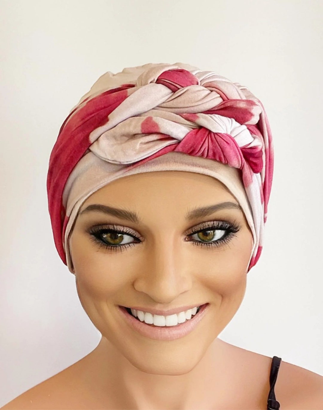 Hat & Headband Combination Set Cancer Head Wear Cap Hair Loss Etsy