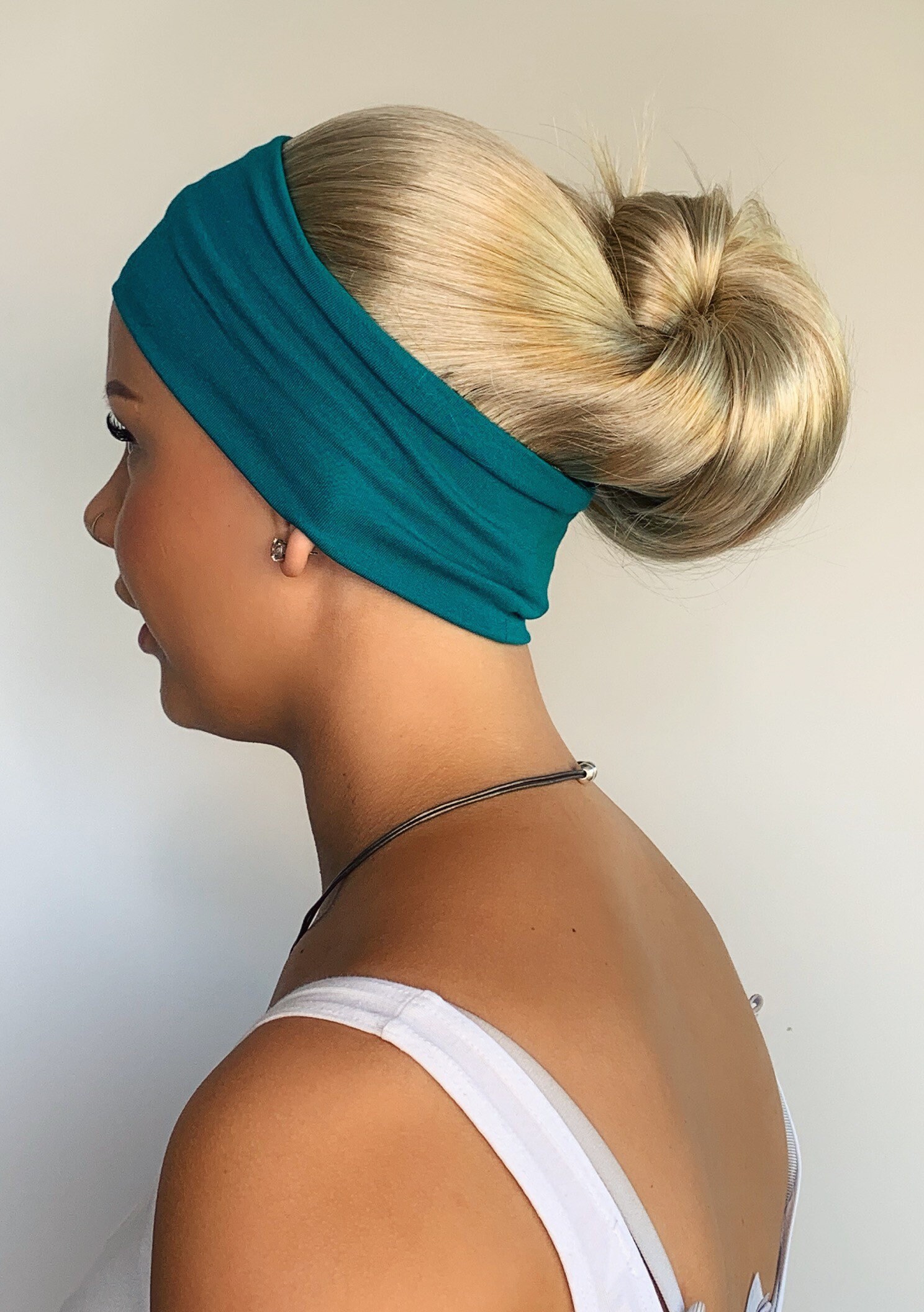 Gym & Swim Headband Wig Long Length light ash blonde hair Etsy 日本