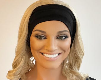 Parrucca fascia per capelli con onde da spiaggia di perle di alta qualità/parrucca fascia/parrucca sportiva/parrucca con coda di cavallo/parrucca autunnale fascia/parrucca da palestra/parrucca da nuoto/