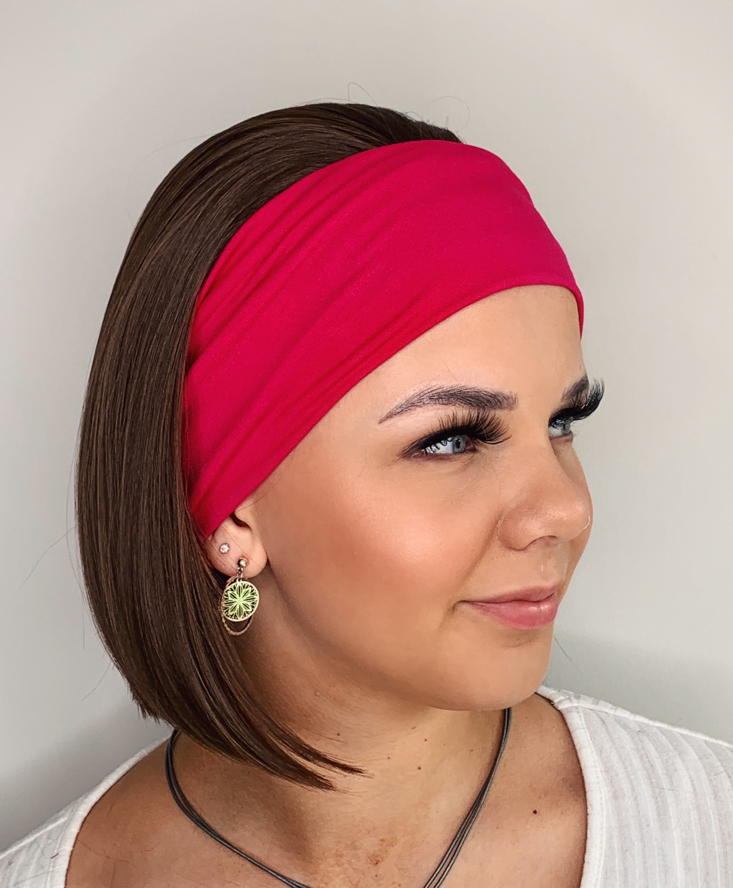 Medium Brown Headband Wig Gym Wig Bandfall Wig Sports Wig Etsy