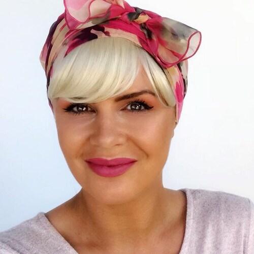 Side Fringe Wig/ Light Blonde for Chemo 