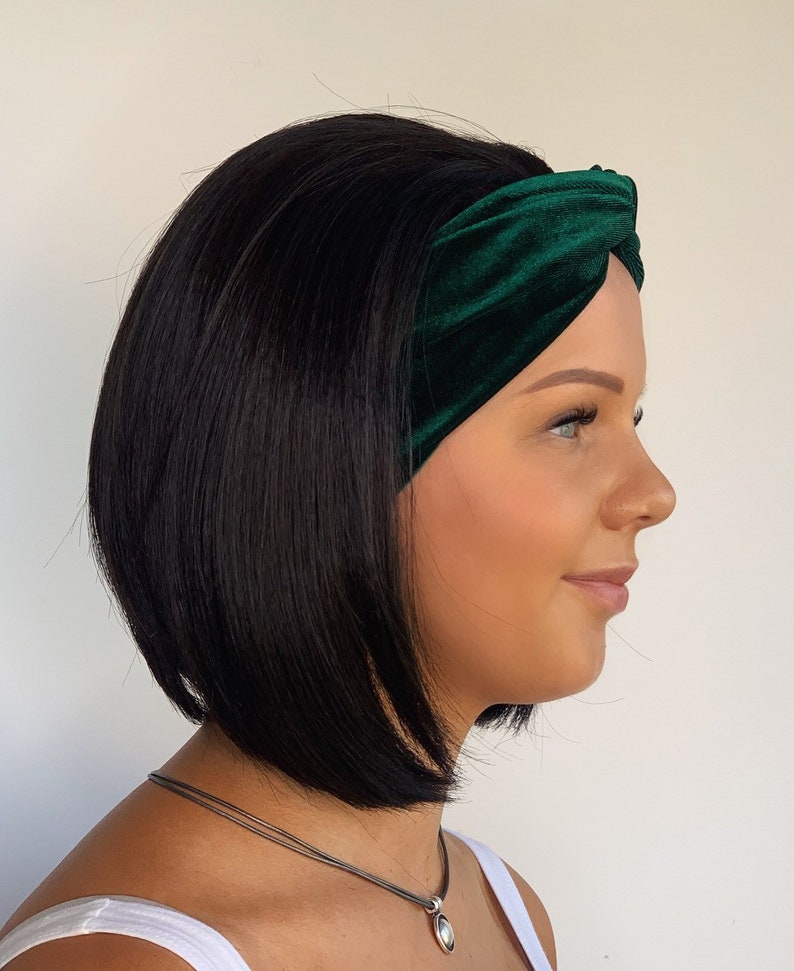 Natural Black Headband Wig Gym Wig Bandfall Wig Sports Wig Etsy