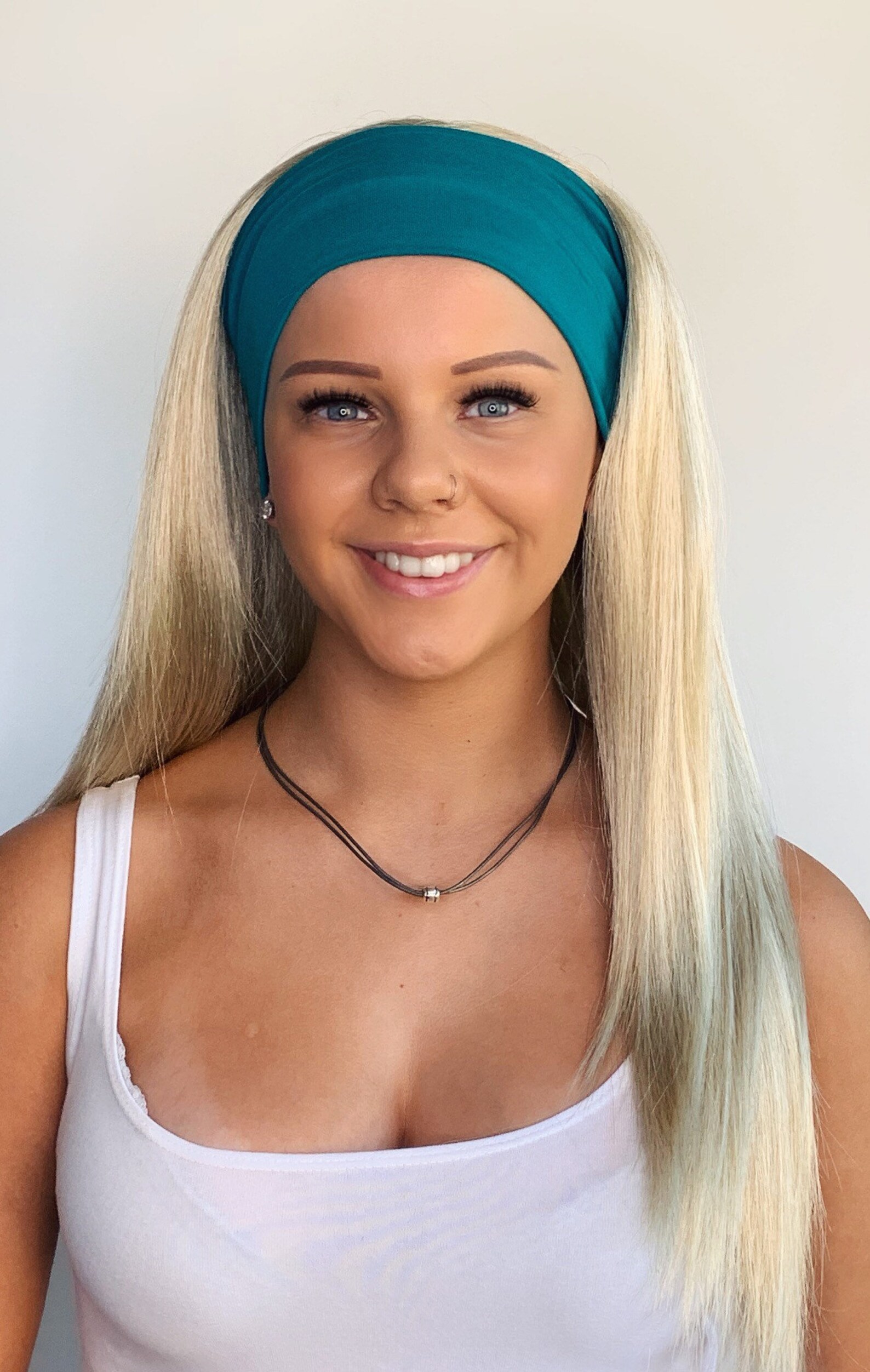 Gym & Swim Headband Wig Long Length Light Ash Blonde Hair Etsy