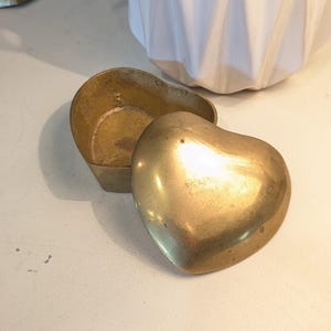 Small Brass Trinket Box Made in India | Handcrafted Jewelry & Keepsake Box | Vintage Decorative Storage